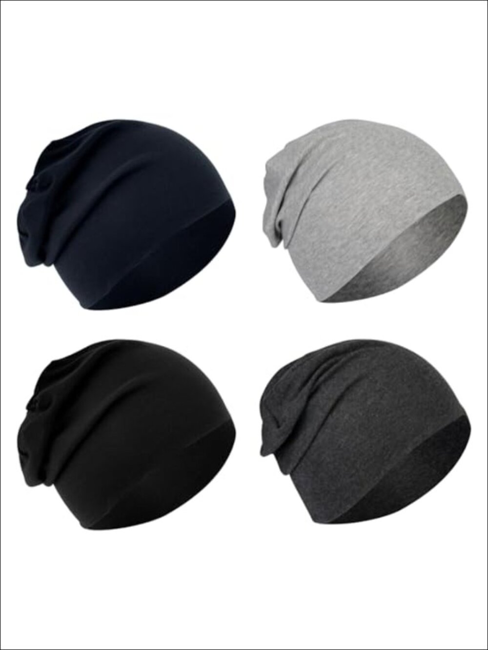 Cotton Slouchy Beanie Skull Cap Chemo Headwear for Men Women